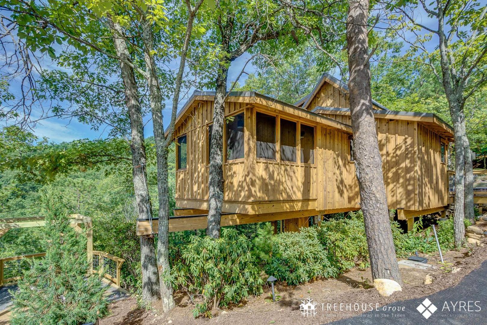 The Blackjack Oak In Treehouse Grove At Norton Creek Gatlinburg Ngoại thất bức ảnh