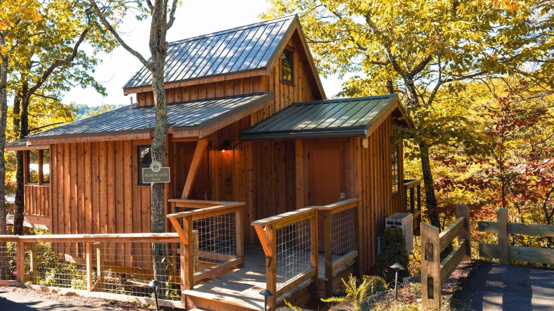 The Blackjack Oak In Treehouse Grove At Norton Creek Gatlinburg Ngoại thất bức ảnh