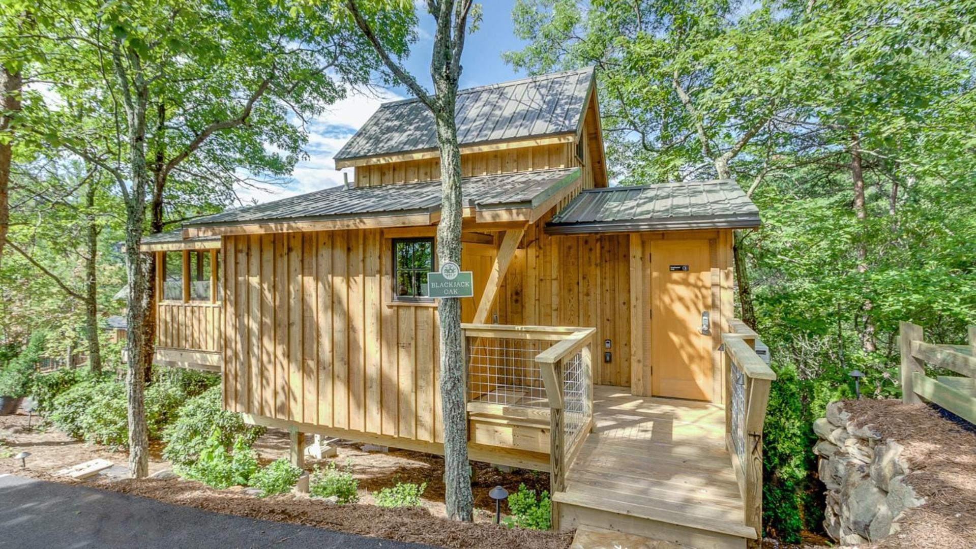 The Blackjack Oak In Treehouse Grove At Norton Creek Gatlinburg Ngoại thất bức ảnh