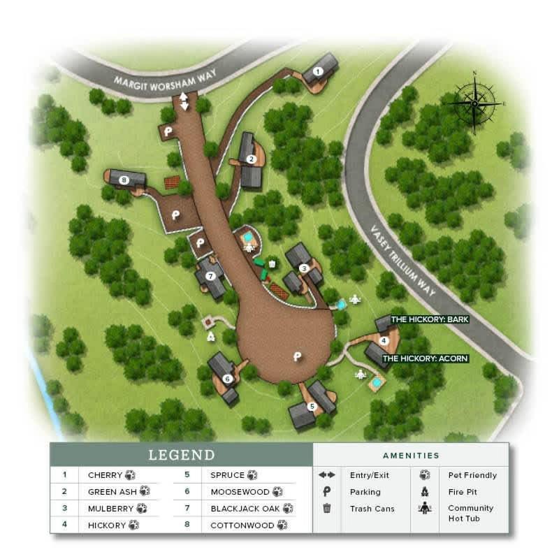 The Blackjack Oak In Treehouse Grove At Norton Creek Gatlinburg Ngoại thất bức ảnh